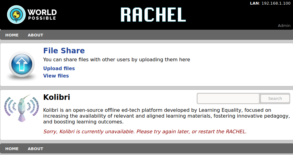RACHEL Homepage